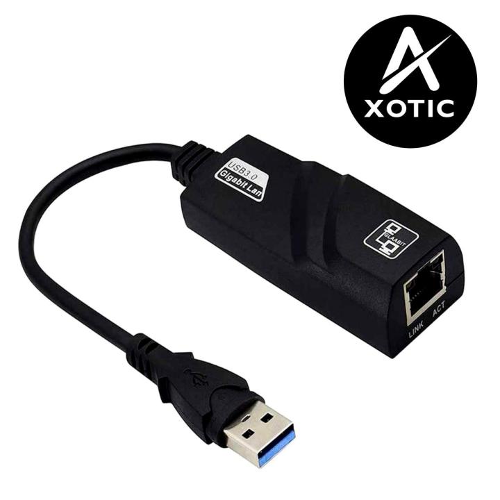 Axotic USB to LAN Adapter - 3.0 USB LAN Adapter Card Ethernet| Gigabit Lan Adapter
