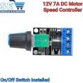 DC Fan/Motor PWM Speed Controller Module Mini DC-DC 4.5V-15V 5A 90W Speed Regulator Control Adjust Adjustable Switch HW-687 5A DC. 