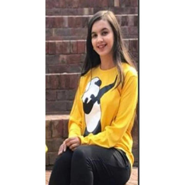 Yellow Panda Dap Cotton Printed T-Shirt For Women