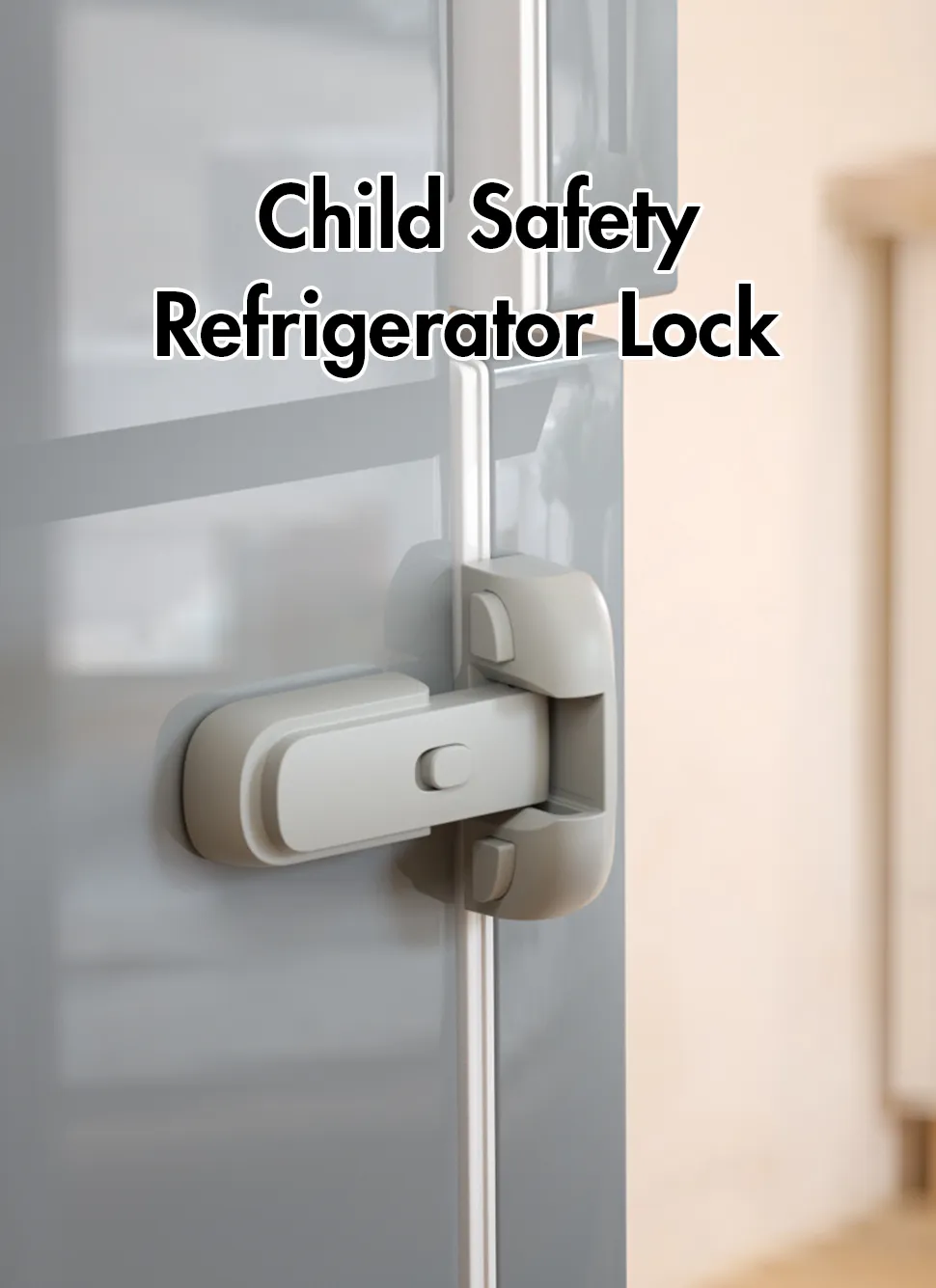 Kiddie Guard Child Safety Refrigerator Lock Door Fridge Lock