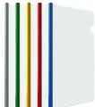 Assignment File, Stick Bar File, A4, Transparent, PVC Plastic, Report Cover.. 