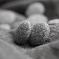 Fabric Cloth Covered Buttons with Metal Buttons for Suits Blouses Sweaters Fabric Buttons Grey 25mm 10PCS. 