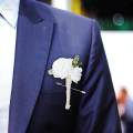 Wedding Men Boutonniere with Pin Accessories Corsage for Best Man Anniversary Marriage Prom. 