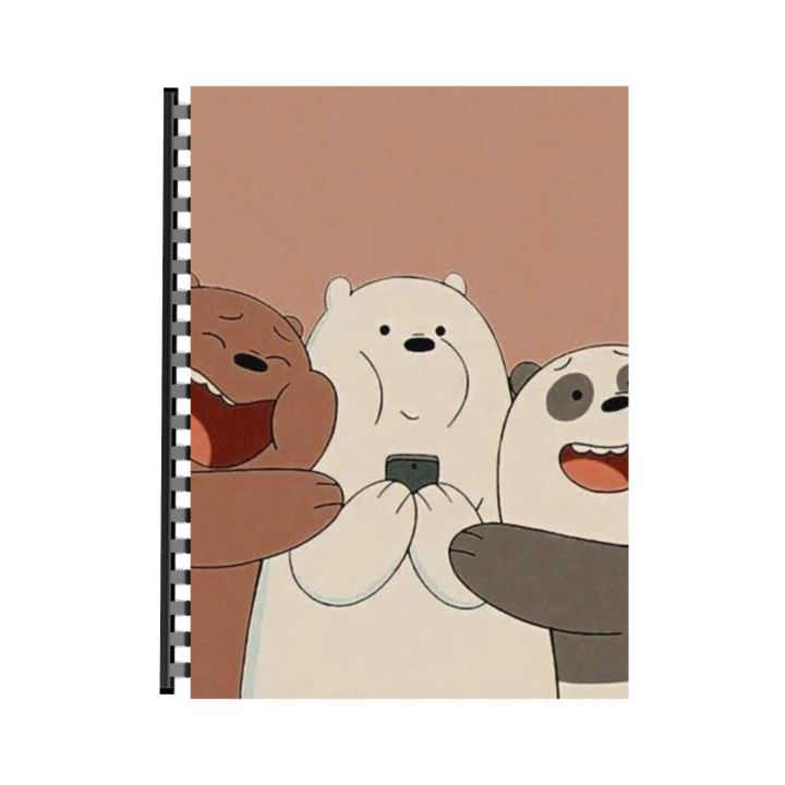 WE BARE BEARS A4 SIZE (0025) PREMIUM NOTEBOOK | Daraz.pk
