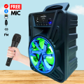 Original Portable Bluetooth Wireless Speaker With FREE Microphone ~ Rechargeable Big Sound System Loud Speaker with Mic ~ High Stereo Bass & Woofer Home MP3 Player Mobile Speaker for PC Computer & Laptop ~ Support USB, SD Card, FM Radio ~ FunBug. 