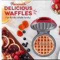 Mini Non-Stick Waffles Maker | Portable Electric Waffle Iron Machine | Non-Stick Easy Clean | Hash Browns Keto Chaffles. 