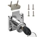 "Premium 16mm Drawer Lock - High-Quality Furniture, Desk, and Cabinet Lock with 2 Keys, Secure and Durable Locking Mechanism for Home and Office Use". 
