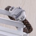 Anime Attack On Titan Bracelet Shingeki No Kyojin Cosplay Christmas Gift HOT！. 