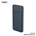 100% Original REMAX RPP-96 2 USB 10,000mAh LANGO SERIES POWER BANK 2.1A 5V Black Color. 
