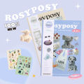 MINKYS Kawaii Magazine Sticker Book Washi Paper Journal DIY Material Decoration Stickers Memo Pad Scrapbooking Ins Stationery. 