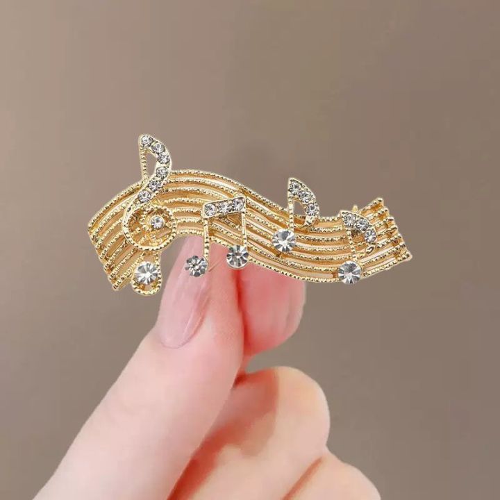 【S Elvey Trend Store】Vintage Staff Notation Lapel Pin Suit Pin Unisex Suit