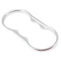1 Car Water Cup Decoration Trim Sticker ABS Chrome Accessories Case For Ford Fiesta 2009-2015 Focus 2 2009 - 2012. 