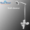 Bathroom Set Shower Set Wall Mounted Complete Bathroom Fitting 100% Brass Chrome Super Ocean Sanitary fittings Super Star Set. 