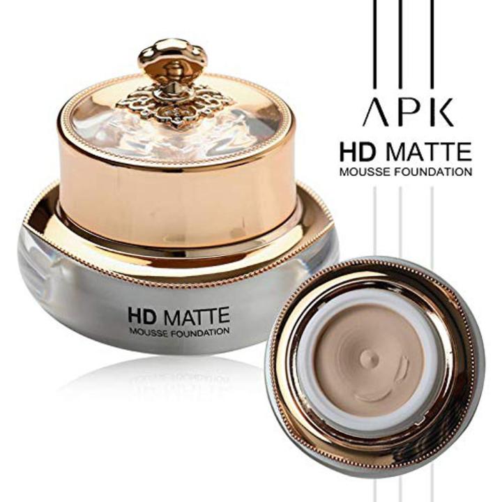 APK HD Matte Mousse (Soft Ivory no 4) Foundation (Soft Ivory, 15 ml)