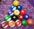 Pool soccer ball, snooker ball, billiard soccer ball, football, soccer ball (16 Pcs Of Football in 1 Set). 