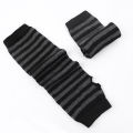 【Qian poem li Store】Cool Street Anime Dark Ninja Style Arm Fashion Cosplay Ninja Knitted Half-Finger Sleeves. 