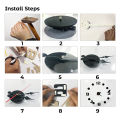 Acrylic 3D roman digits clock-modern roman digits clock-3D roman clock-3D roman shiny wall clock-dotz brand wall clock. 