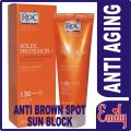 ROC SPECIAL ANTI BROWN SPOT ANTI AGING SUN BLOCK FOR EVERYONE RoC Soleil Protexion Anti Shine Fluid Cream Spf 30 50 ML. 