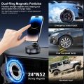 Vacuum Magnetic Phone Holder for Car, 2025 Vmag-S1, Suction Phone Mount 360° Rotatable, Foldable & Adjustable, for iPhone 16 Pro MAX 15 14 13 12 & Android. 