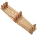 Accordion Wall Hanger 10 Hooks Pack Of 2 Natural Wood Wall Mounted Expandable Accordion Peg Coat Rack Hanger 2 Pack. 