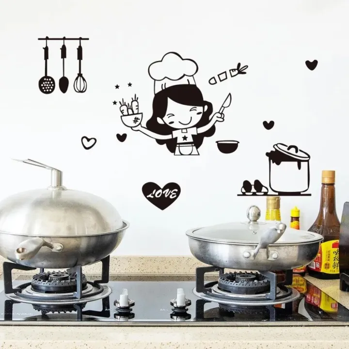 Creative%20Cartoon%20Happy%20Girl%20Chef%20Sticker%20Black%20PVC%20Loves%20Cooking%20Wall%20Sticker%20Non-toxic%20Cute%20Kitchen%20Decal%20Home%20Decor%20-%20Image%208
