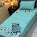 Cotton Mix Single Bed Sheet Set. 