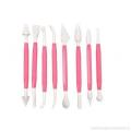 9 Pcs Fondant Cake Decorating Sugarcraft Modelling Tools -Flower Cake Mold Decorating Tools Sculpting Modeling Set. 