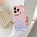 Macaron Candy Color Gradient Case for Infinix smart 5 6 7 6 plus infinix hot 9 8 hot 10 9 11 12 30 20 play 30i note 12 10 lite Wavy Edge Love Heart Cover. 