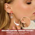 50 Pieces Earring Lobe Support Patches Sweatproof Earring Lift Patches Women. 