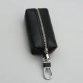 Zipper Key Holder Stylish Leather Soft Key Pouch Mini Large-Capacity Keychain Wallet For Men Women Travel Use. 