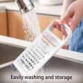 Foldable Cheese Graters, Detachable Handheld 2 Sided Ginger Shredder. 
