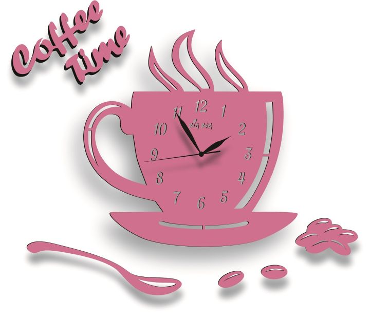 Tea%20Cup%20Shaped%20Wooden%20Wall%20Clock%20With%20Coffee%20Spoon%20&%20Coffee%20Beans%20-%20Image%202