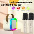 K12 Wireless Audio Microphone Bluetooth Speaker Portable Stereo Speaker Bluetooth Speaker Karaoke Speaker with Mic. 