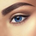 Grey and Blue Eye Lens for Women with Water and Kit - Quality Lens - All Colors Available. 