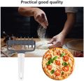 Pizza Docker Roller, Plastic Pizza Roller with Spikes, Dough Docker for Pizza Crust or Pastry Dough Kitchen Baking Tool. 