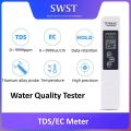 Digital 3 in 1 TDS EC Water Quality Tester Digital Meter for Drinking Water Purity, Temperature & Conductivity Check. 