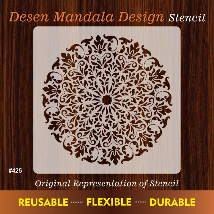 Mandala%20Art%20Pattern%20Reusable%20Stencil%20for%20Airbrush%20Painting,%20DIY%20Wall%20Art%20Home%20D%C3%A9cor%20Scrapbooking%20Supplies%20-%20Image%202