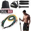 Power Exercise Resistance Band Set for Pull Up  Body Fitness & Workout Loop Bands with Door Anchor. 