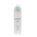 USB Rechargeable 2 In 1 Mini Fan Steamer Facial Humidifier Face Mister Spray Cooling Portable Small Air Humidifier Spray Fan. 