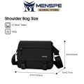 MENSPE Men Fashion Shoulder Bags Sling Chest Bag Cross Body Bags Messenger Bag Waterproof Cross Body Bag Large Capacity Sling Bags Simple Casual Sport Street Bag Student Teenager Bag. 