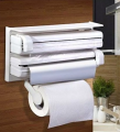 New Plastic Triple Tissue Paper Dispenser 4 In 1 Foil Cling Film Tissue Paper Roll Holder For Kitchen Triple Paper Roll Dispenser And Holder For Tissu. 