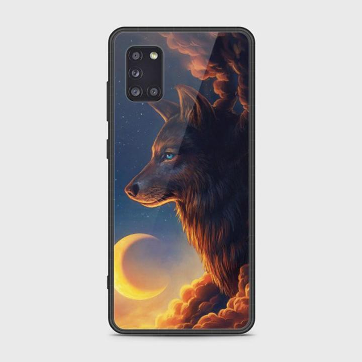 Samsung Galaxy A31 Cover - SkinLee HQ Infinity Glass Case (Soft) - Mighty Wolf - SKINLEE-286-1-798-488