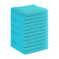 Face Towel Gym Towels - Light Weight, Super Absorbent, and Soft Towels- Ideal for Face, Gym, and Travelling Towel set of 12 - Size12x12 Inches. 