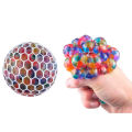Magic Colour Changeable Grape Mesh Squish Ball Stress Release Toy Squeezing Rubber Vent Grape Ball, Hand Wrist Toy. 