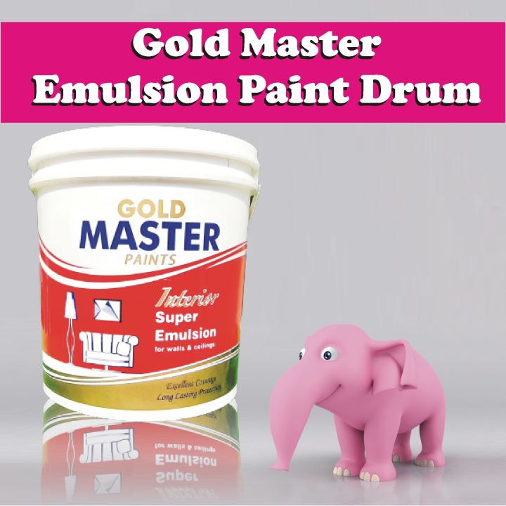 Gold Master Paints Emulsion Drum
