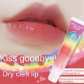 Rainbow Lipstick Colorful Tear Lip Gloss Waterproof Long Lasting Moisturizing Sequins Jelly Shine Glitter Lip Gloss Lips care. 