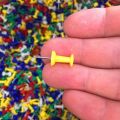 100PCS Colored Thumb Tacks Push Pins Multicolor Map Pins for Cork Bulletin Board. 