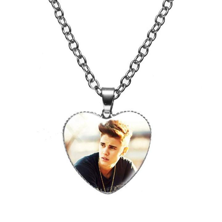 Famous Justin Bieber Chain Necklace Plated Necklace Heart Jewellery Handmade Cool For Men