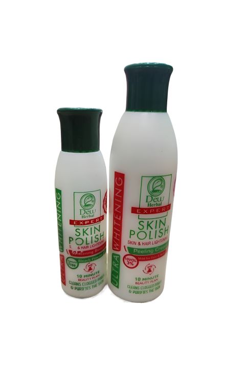 Original Dew Herbal Ultra Skin Polish Bleach 100% Result By Beauty Bazaar