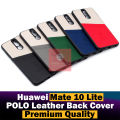Huawei Mate 10 Lite Soft Case Hybrid TPU Leather Back Cover Mate 10 Lite Case For Boys. 